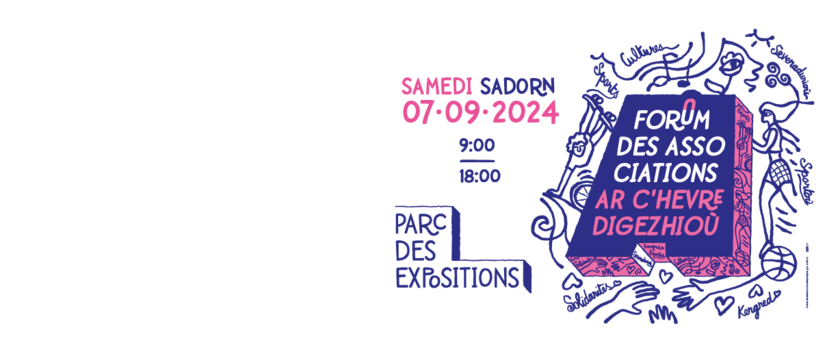 Forum des associations : Samedi 7 septembre de 9h à 18h