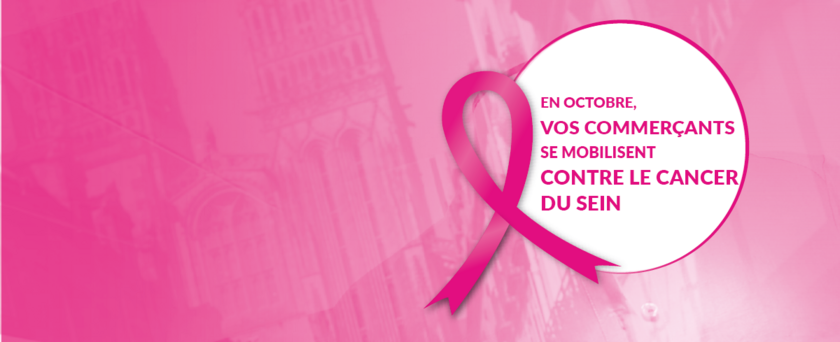 Octobre rose : Les commerçants se mobilisent contre le cancer du sein