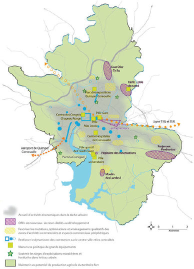 Cartographie des zones de développement économique